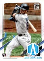 2021 Topps #326 Eddy Alvarez RC Rookie Marlins